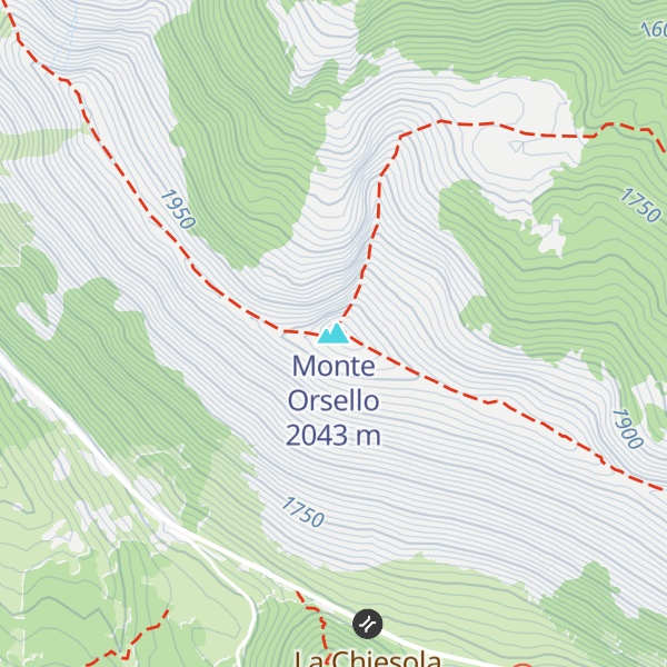 Map of Monte Orsello