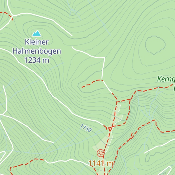 Map of Großer Hahnenbogen