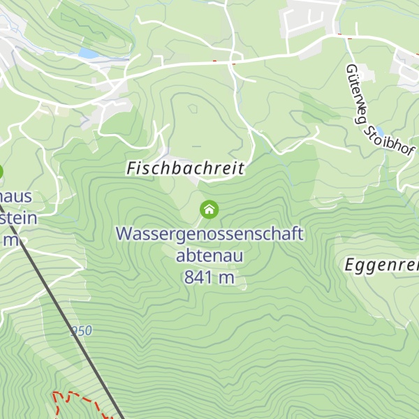 Map of Wassergenossenschaft abtenau