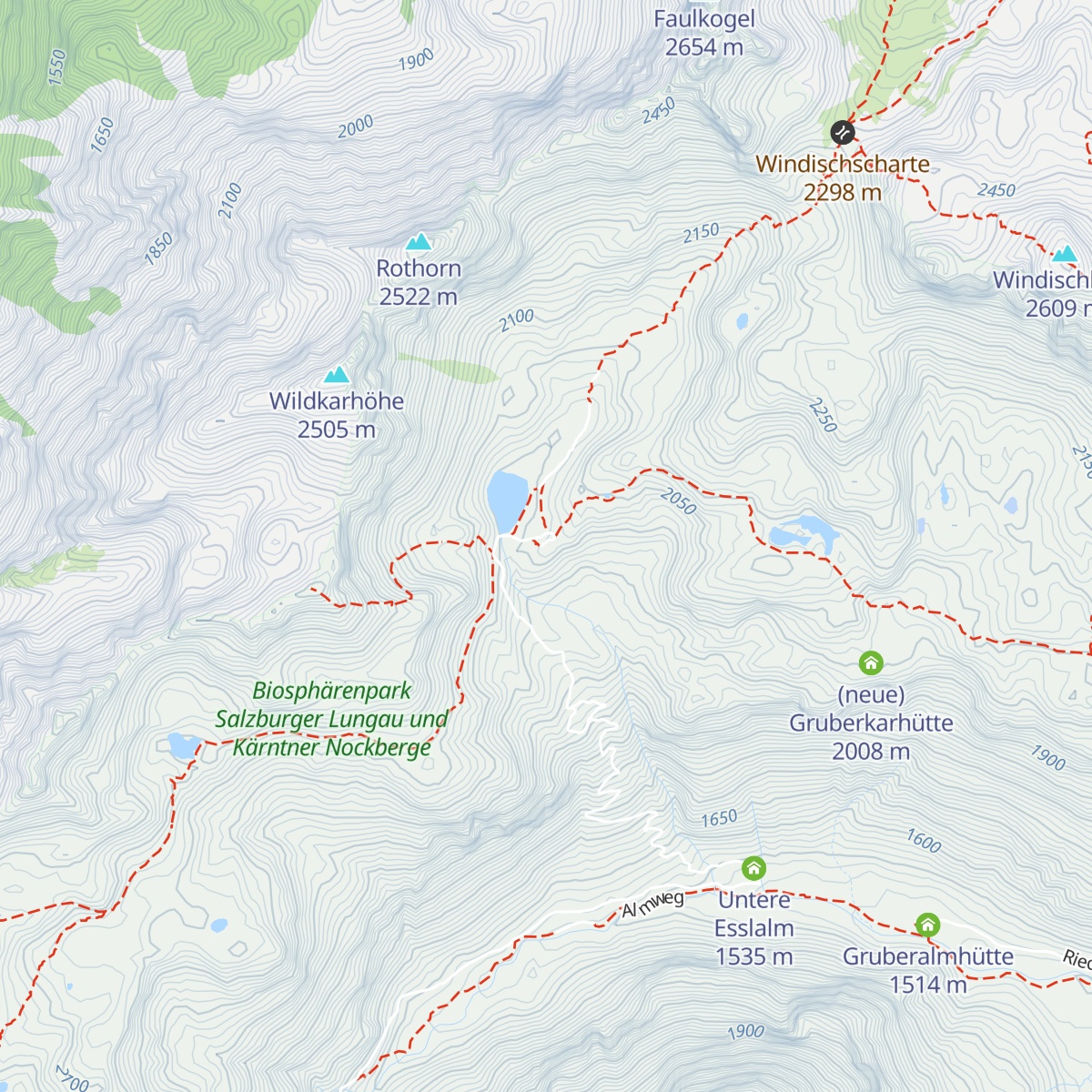 Franz-Fischer-Hütte map