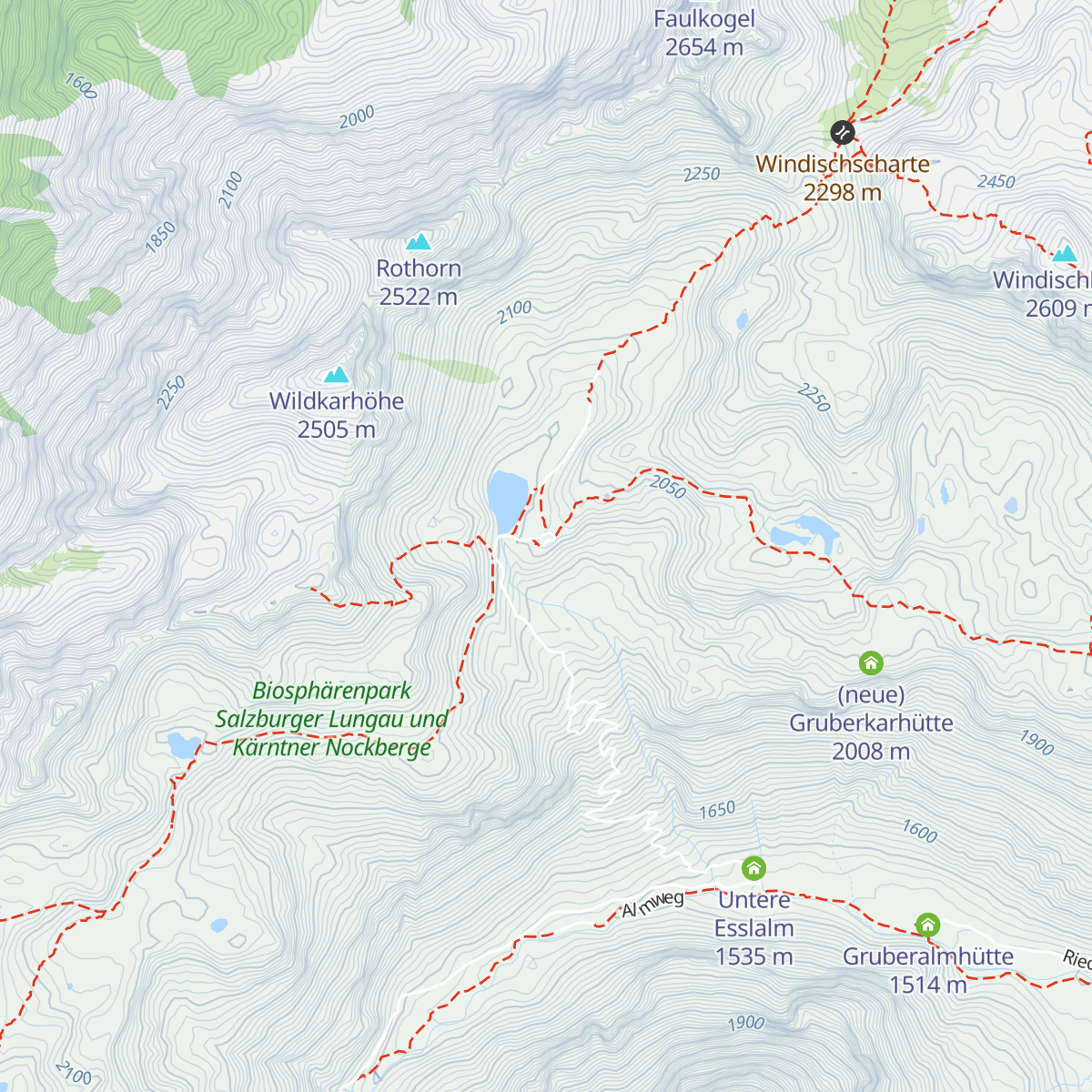 Franz-Fischer-Hütte map