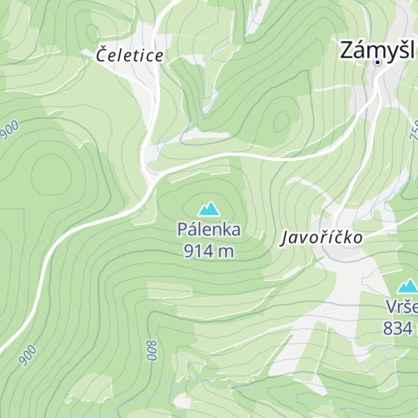 Map of Pálenka