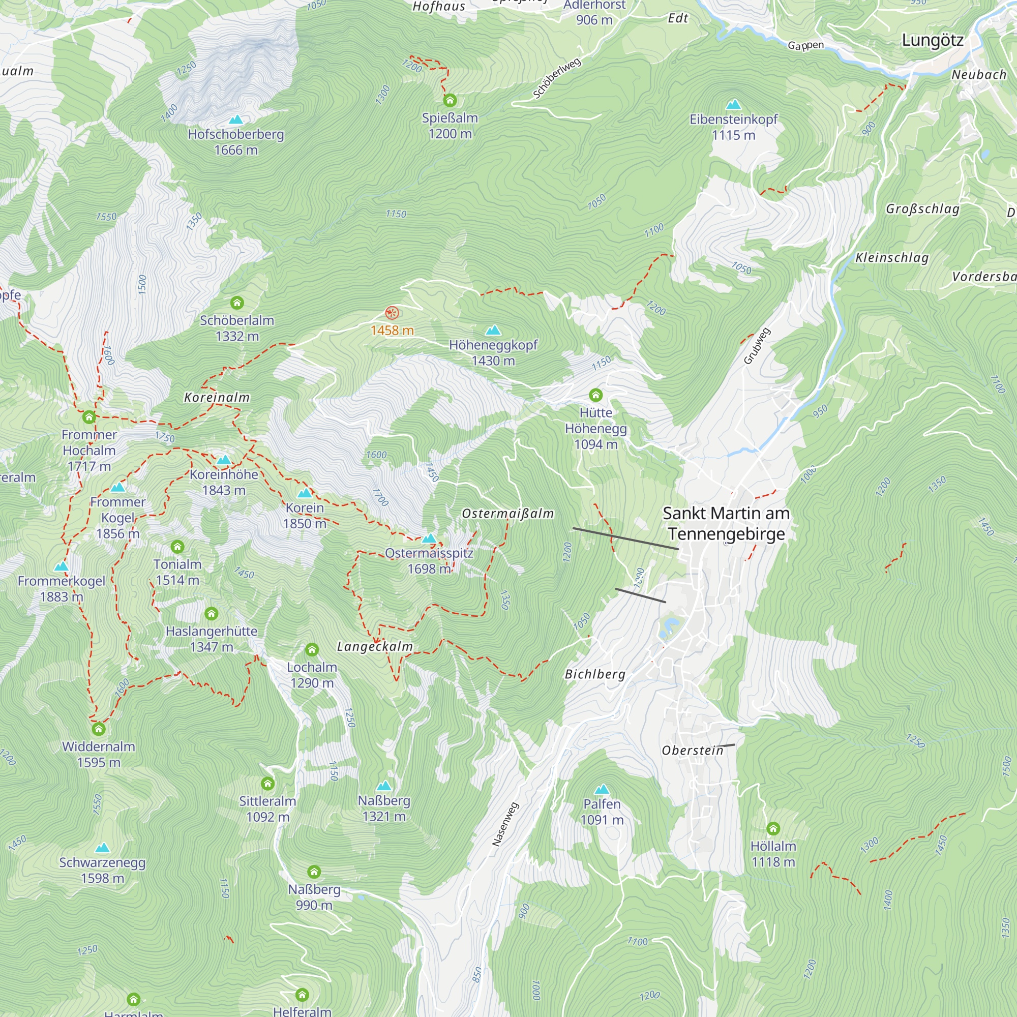 Ostermaisalm map