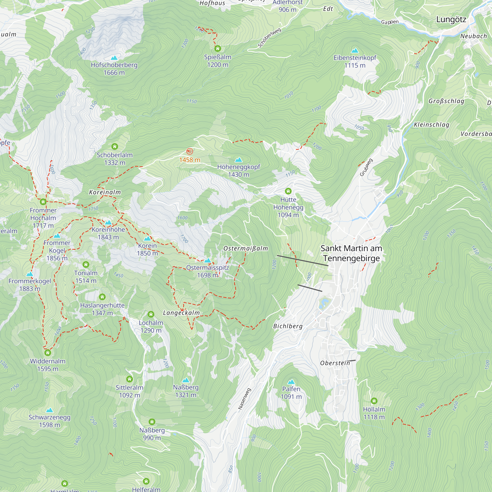 Ostermaisalm map