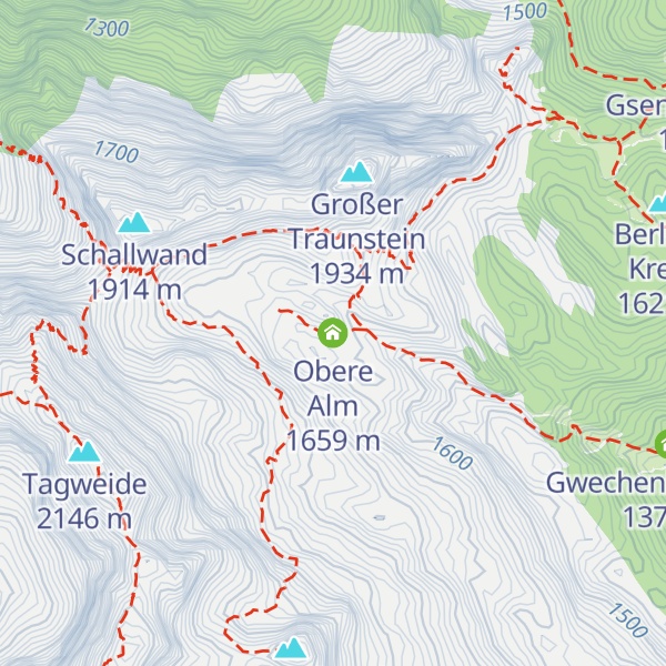 Map of Obere Alm