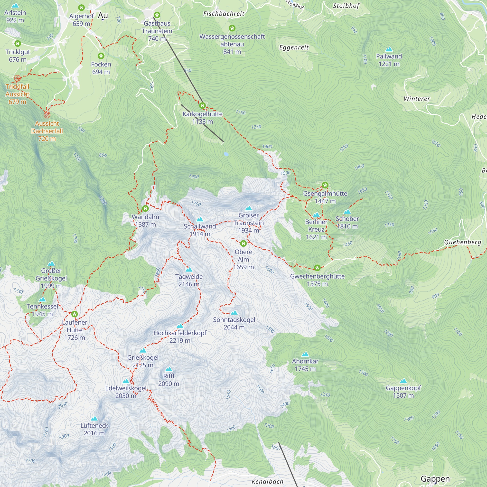 Obere Alm map