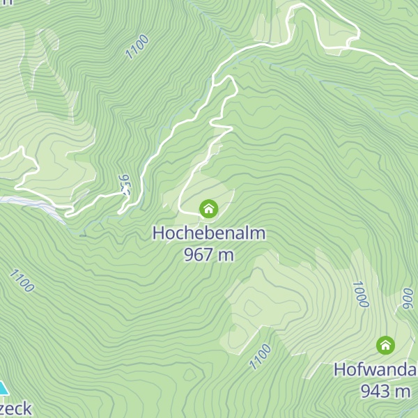 Map of Hochebenalm