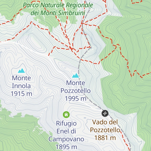Map of Monte Pozzotello