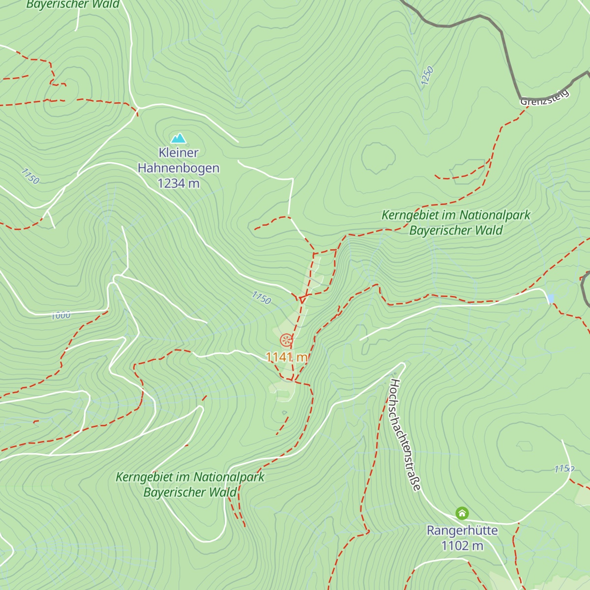 Diensthütte Lindbergschachten map