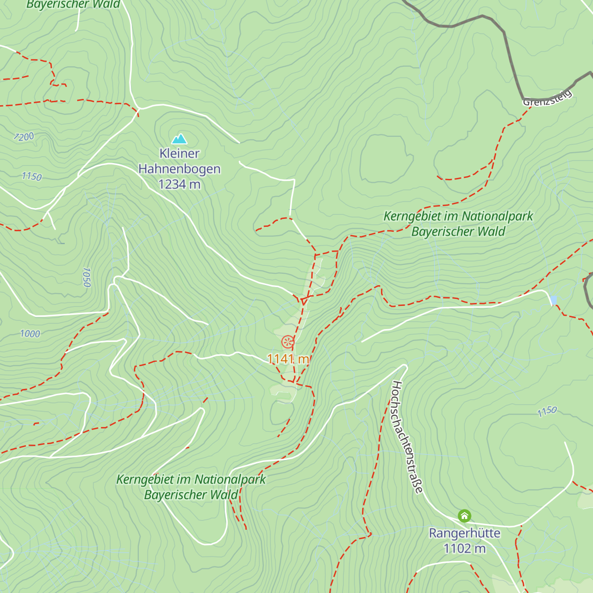 Diensthütte Lindbergschachten map