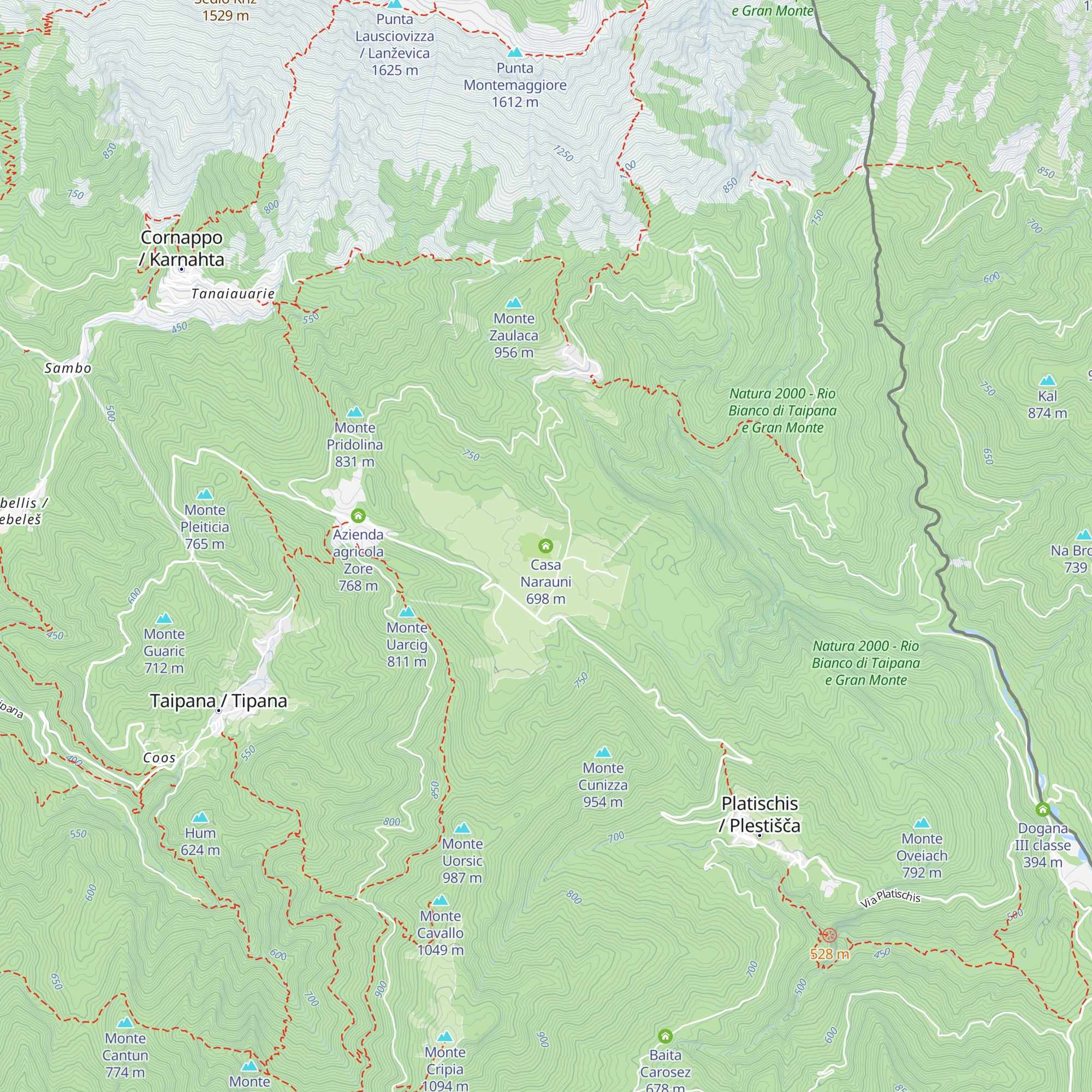 Casa Narauni map