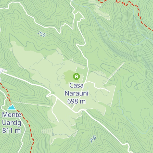 Map of Casa Narauni