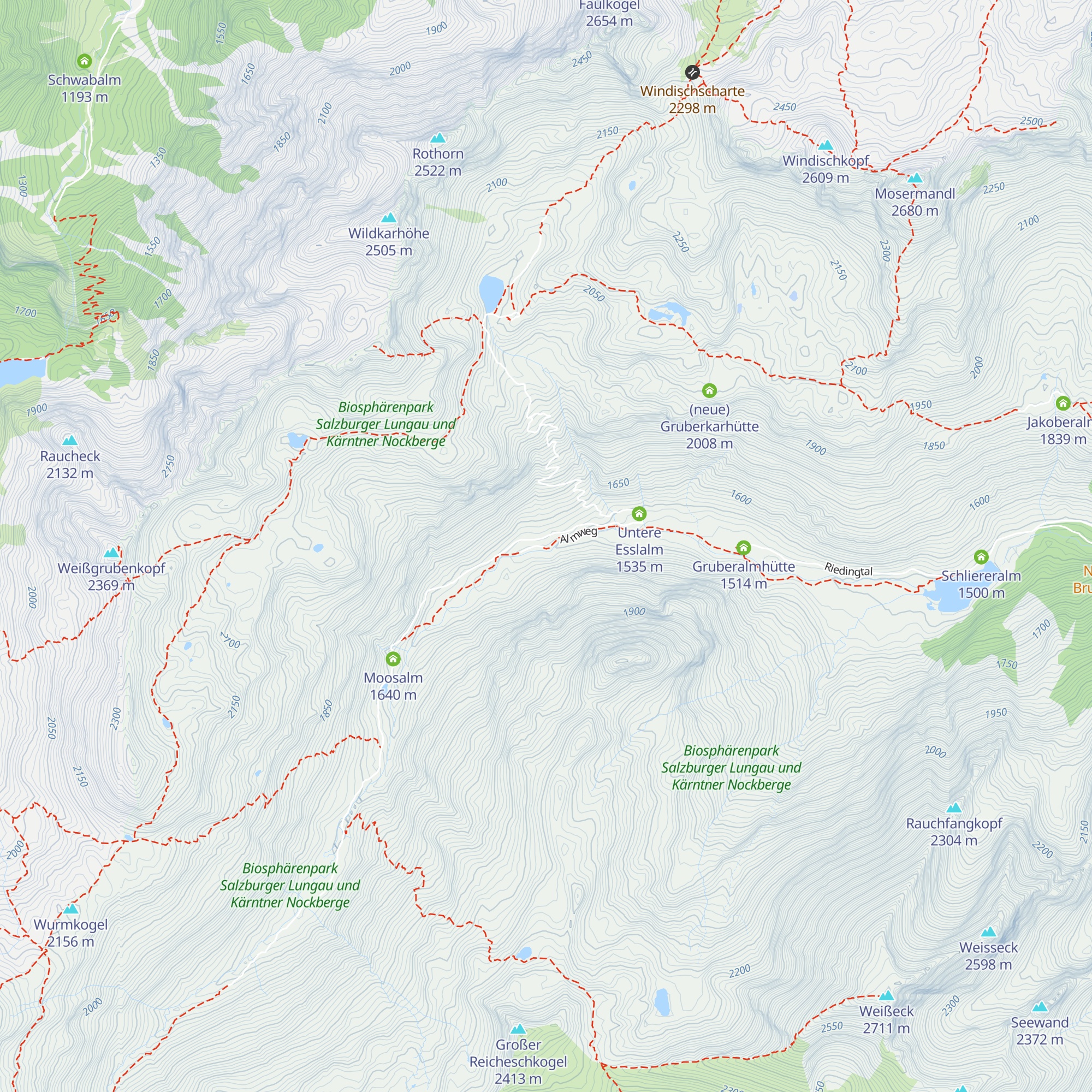 Hoislalm map