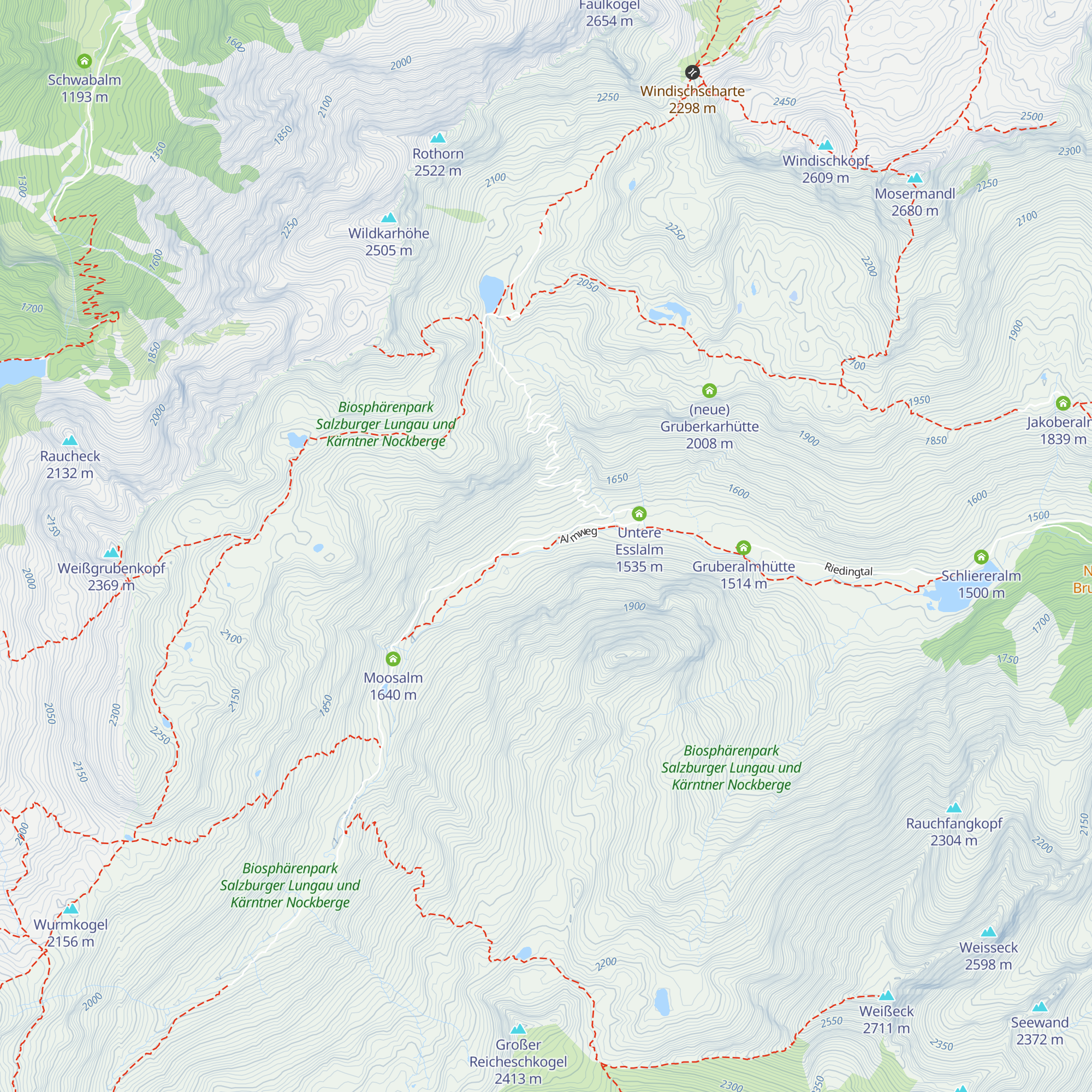 Hoislalm map