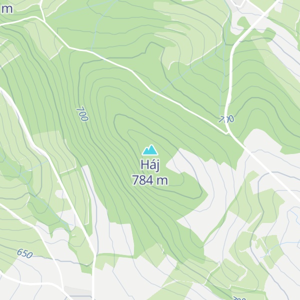Map of Háj