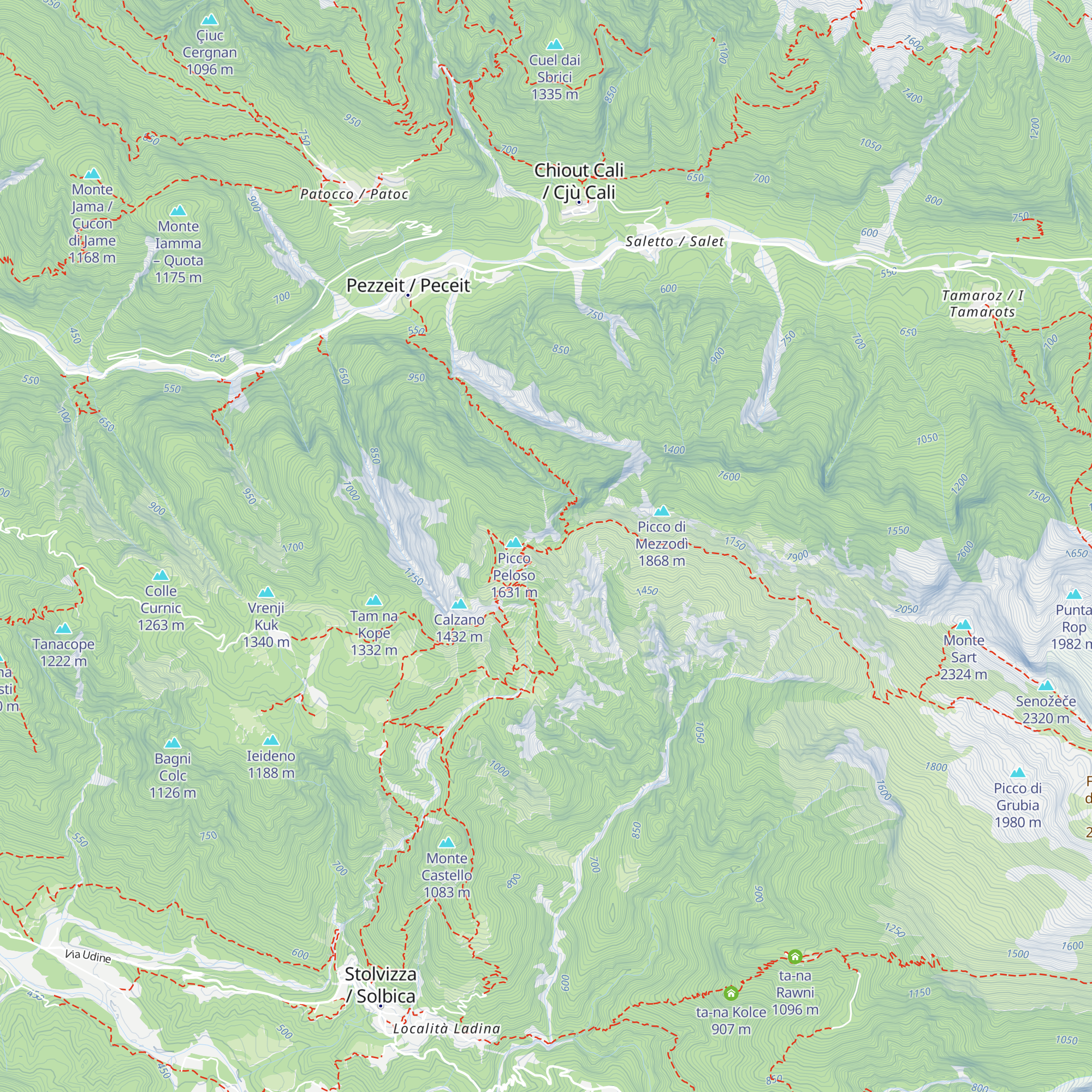 Ricovero Igor Crasso map