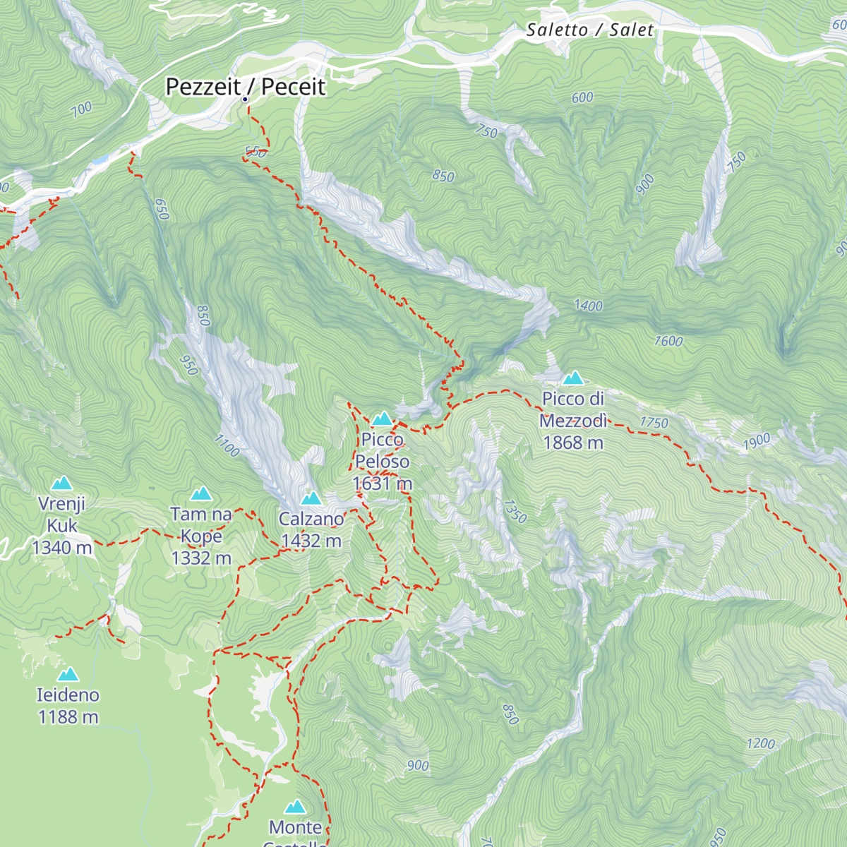Ricovero Igor Crasso map