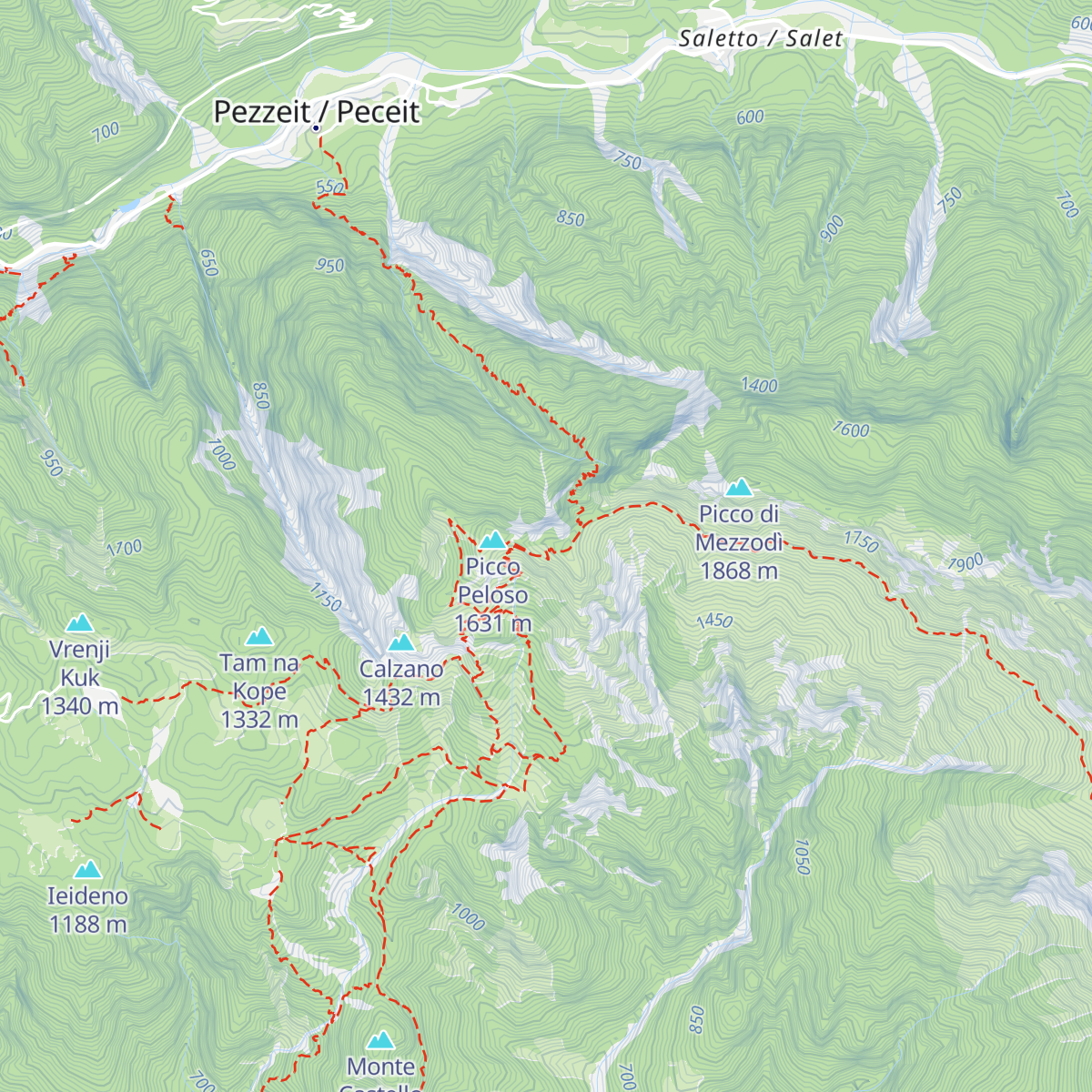 Ricovero Igor Crasso map