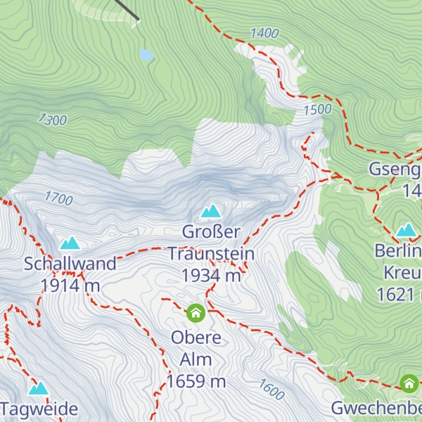 Map of Großer Traunstein