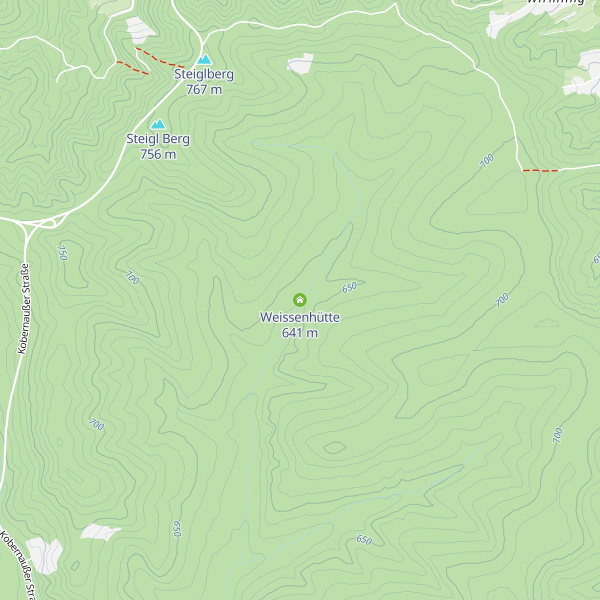 Weissenhütte map