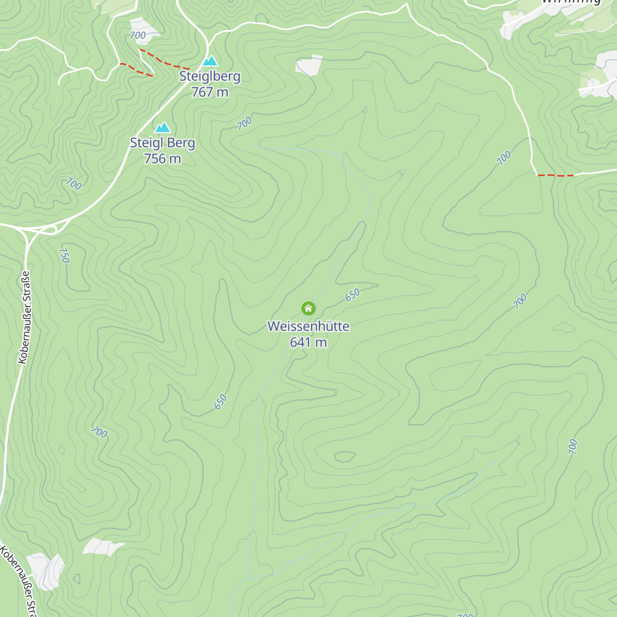 Weissenhütte map