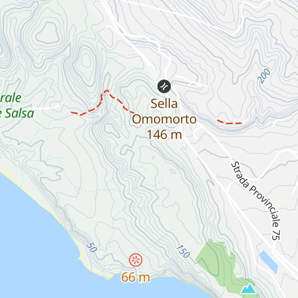 Map of Monte Cupolone