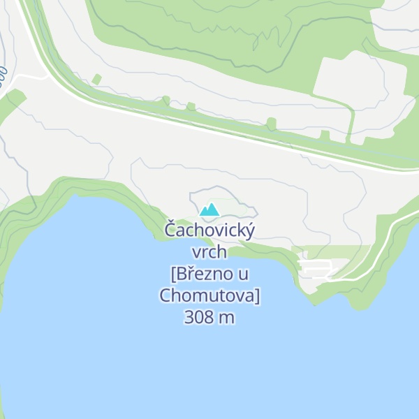Map of Čachovický vrch [Březno u Chomutova]