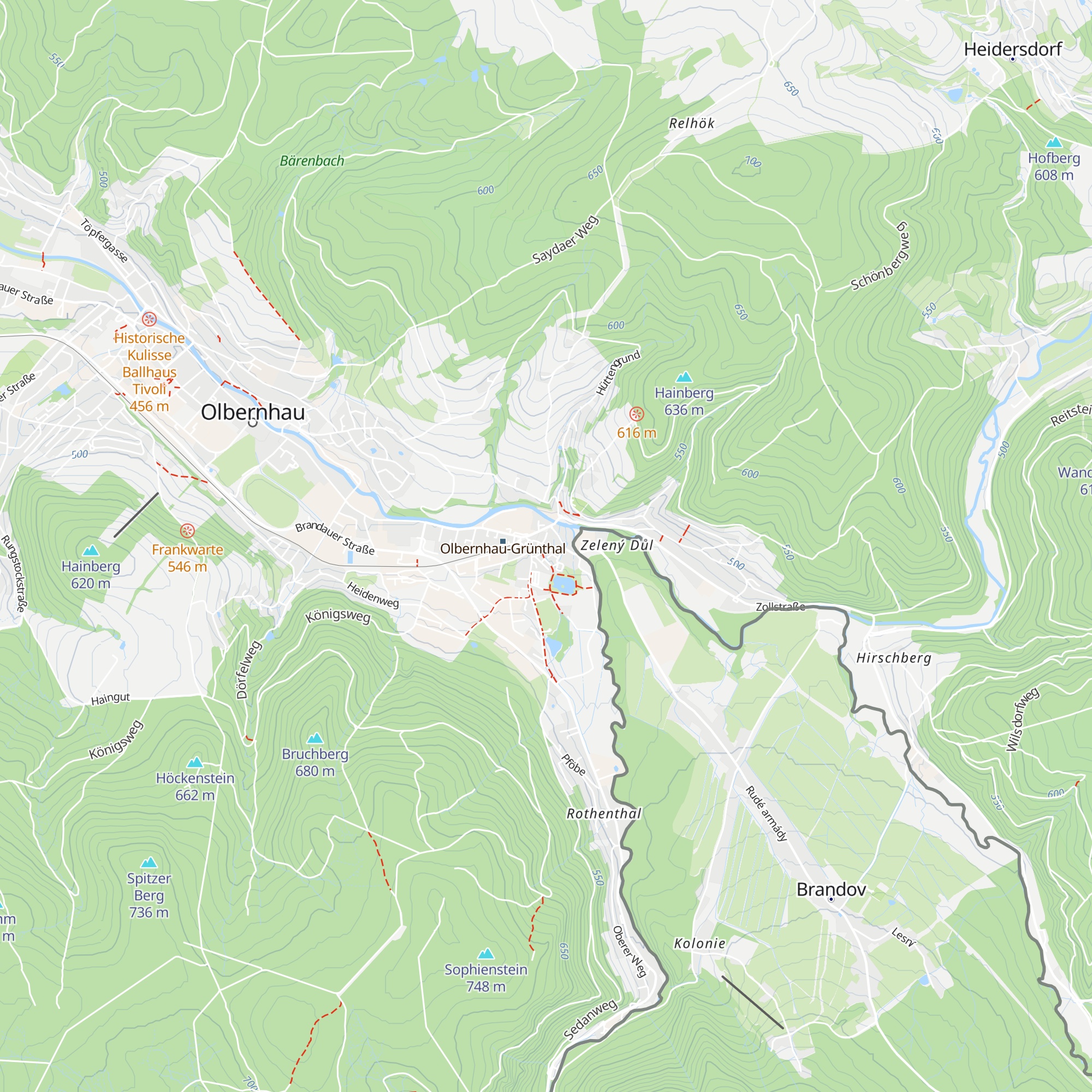 Saigerhütte map