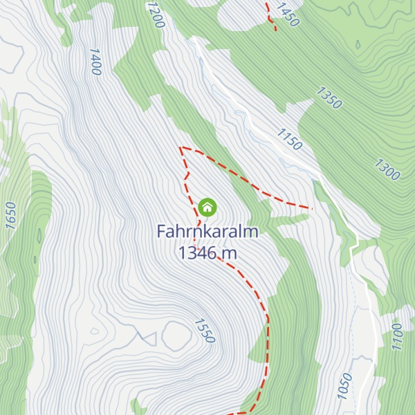 Map of Fahrnkaralm