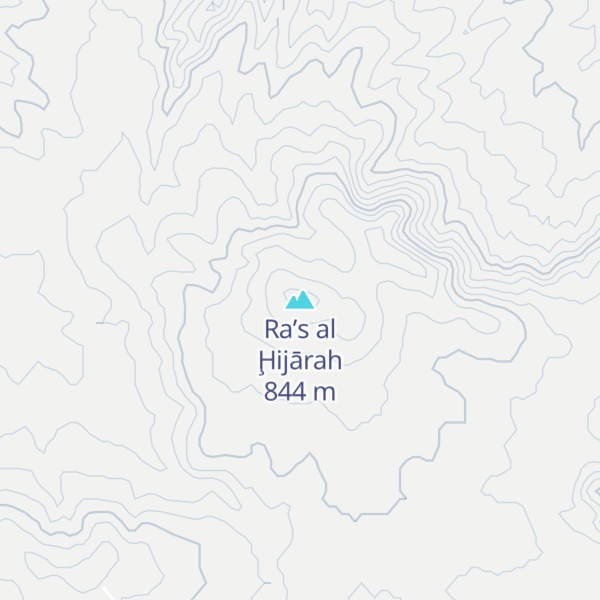 Map of Ra’s al Ḩijārah