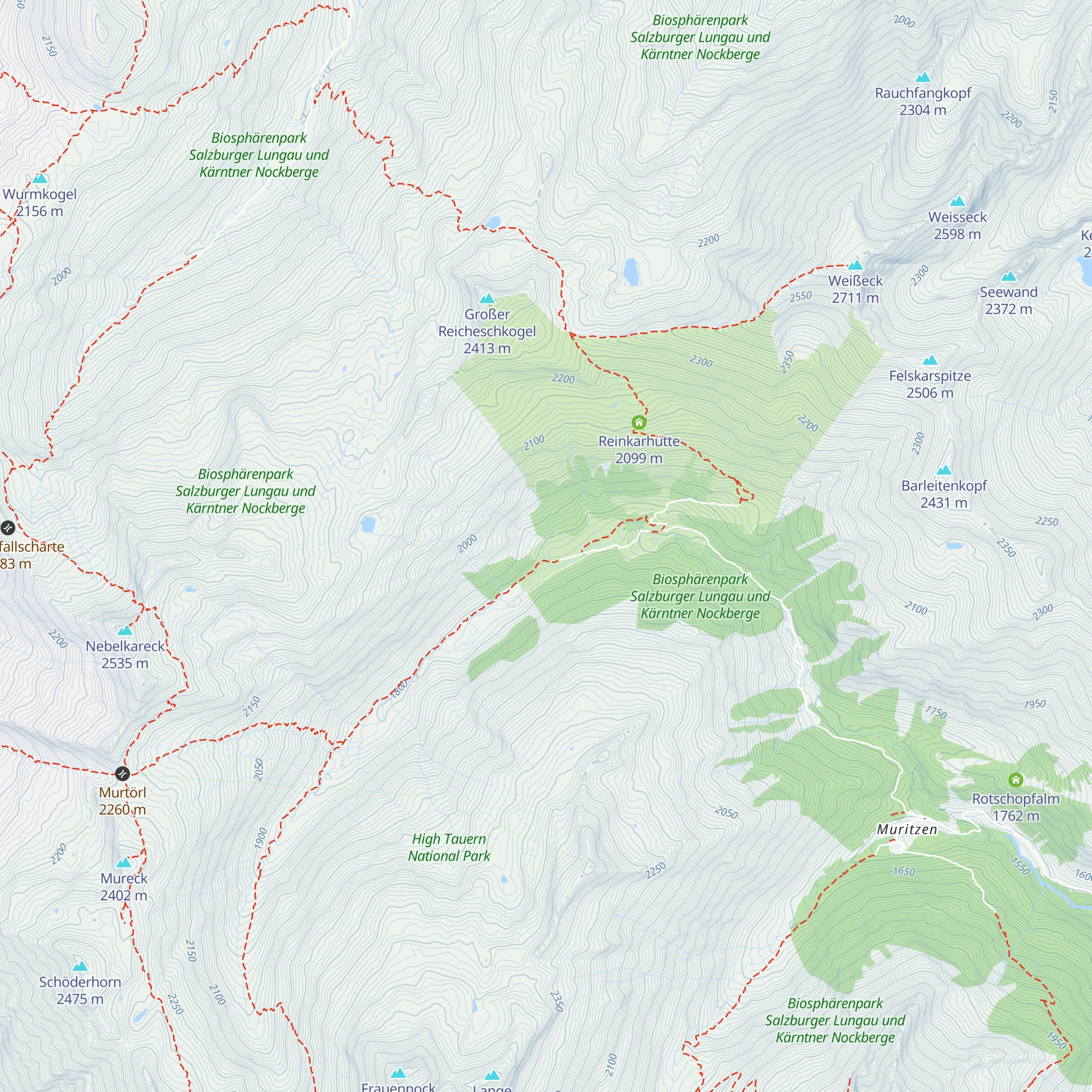 Hiasbauernalm map