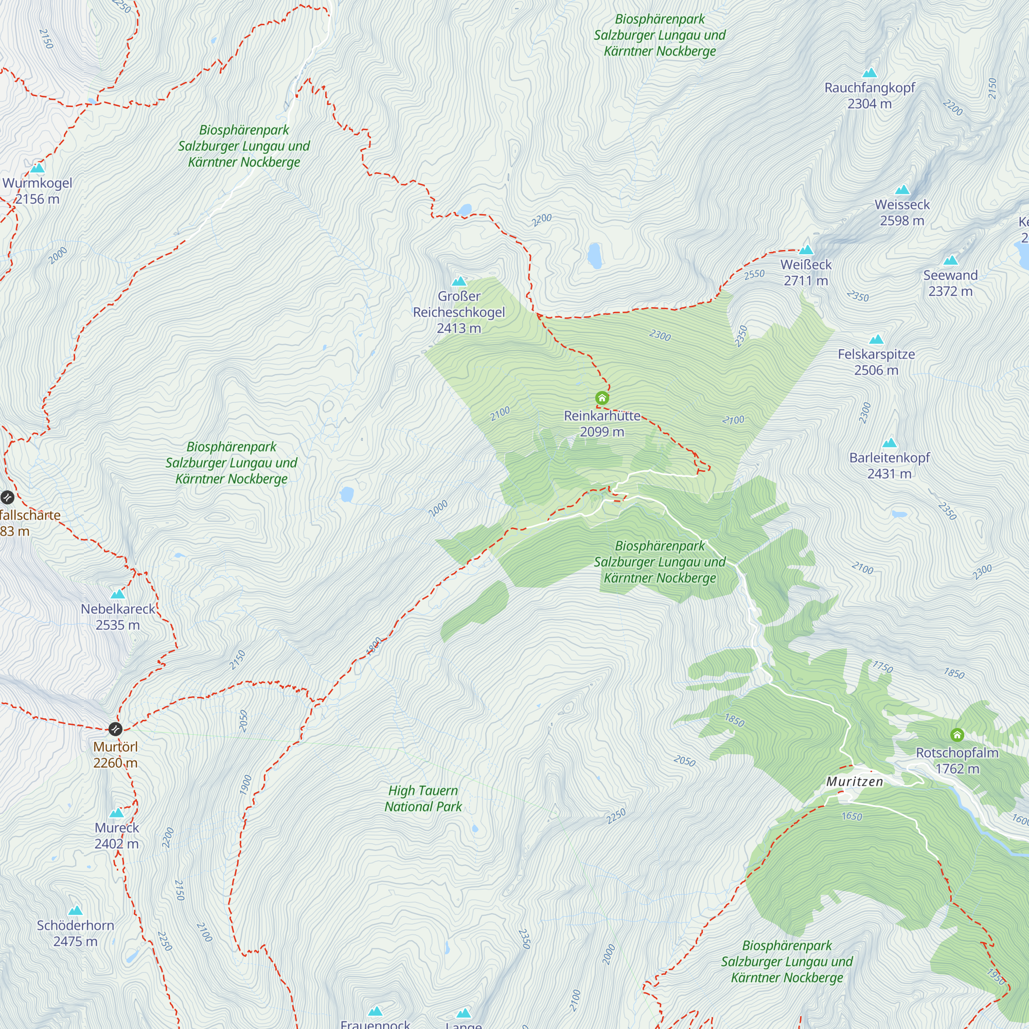 Hiasbauernalm map