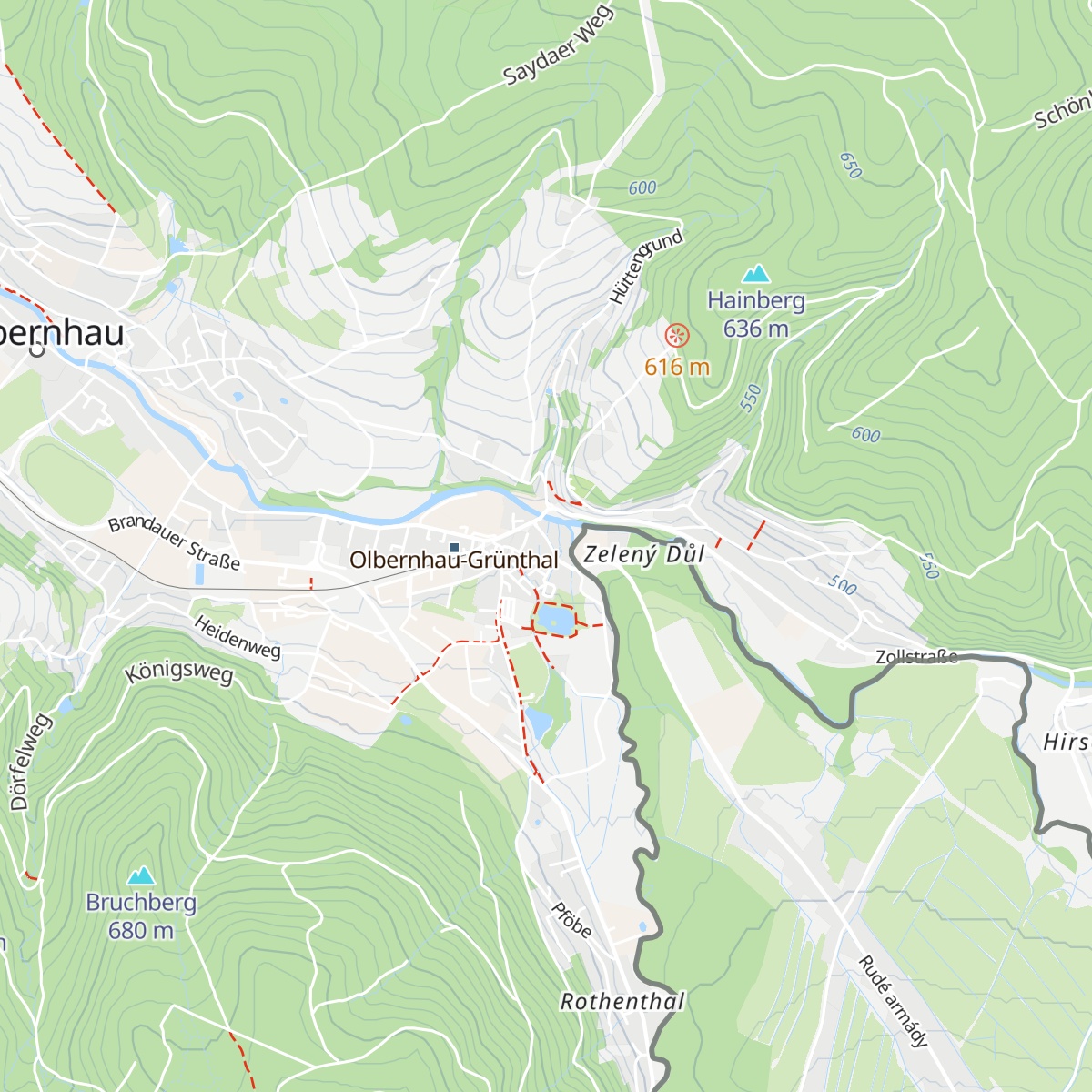Hüttenschmiede map