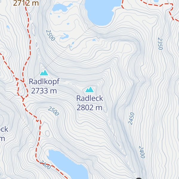 Map of Radleck