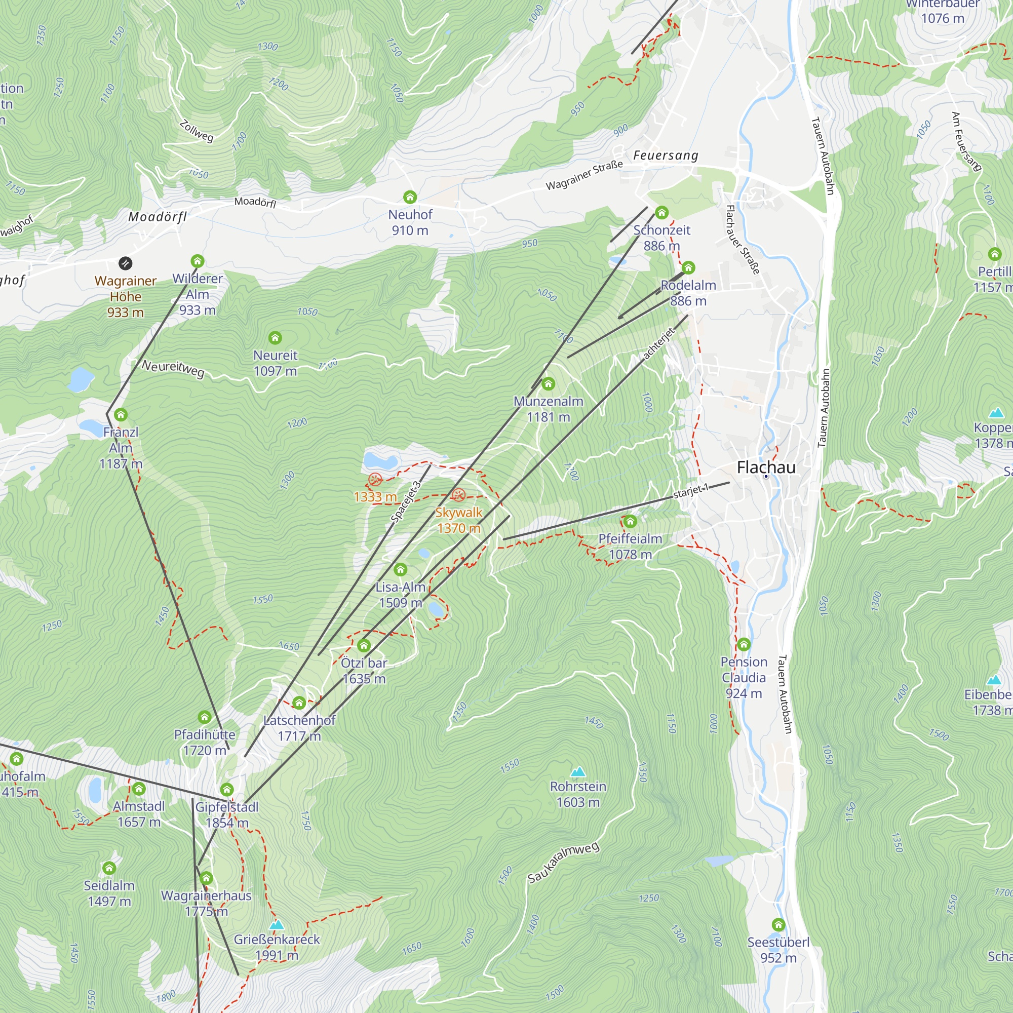 Waldgasthof map