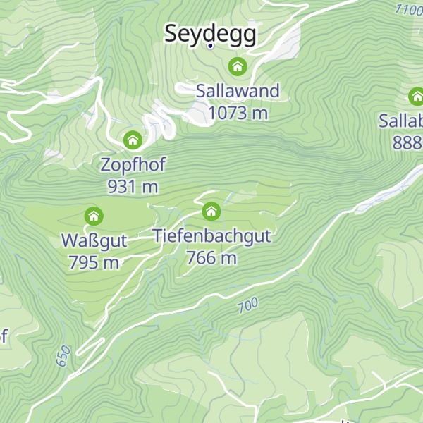 Map of Tiefenbachgut