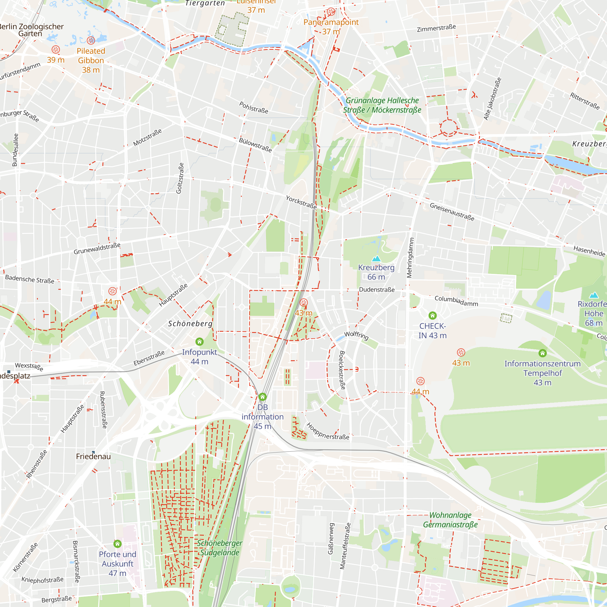 Schwerbelastungskörper map