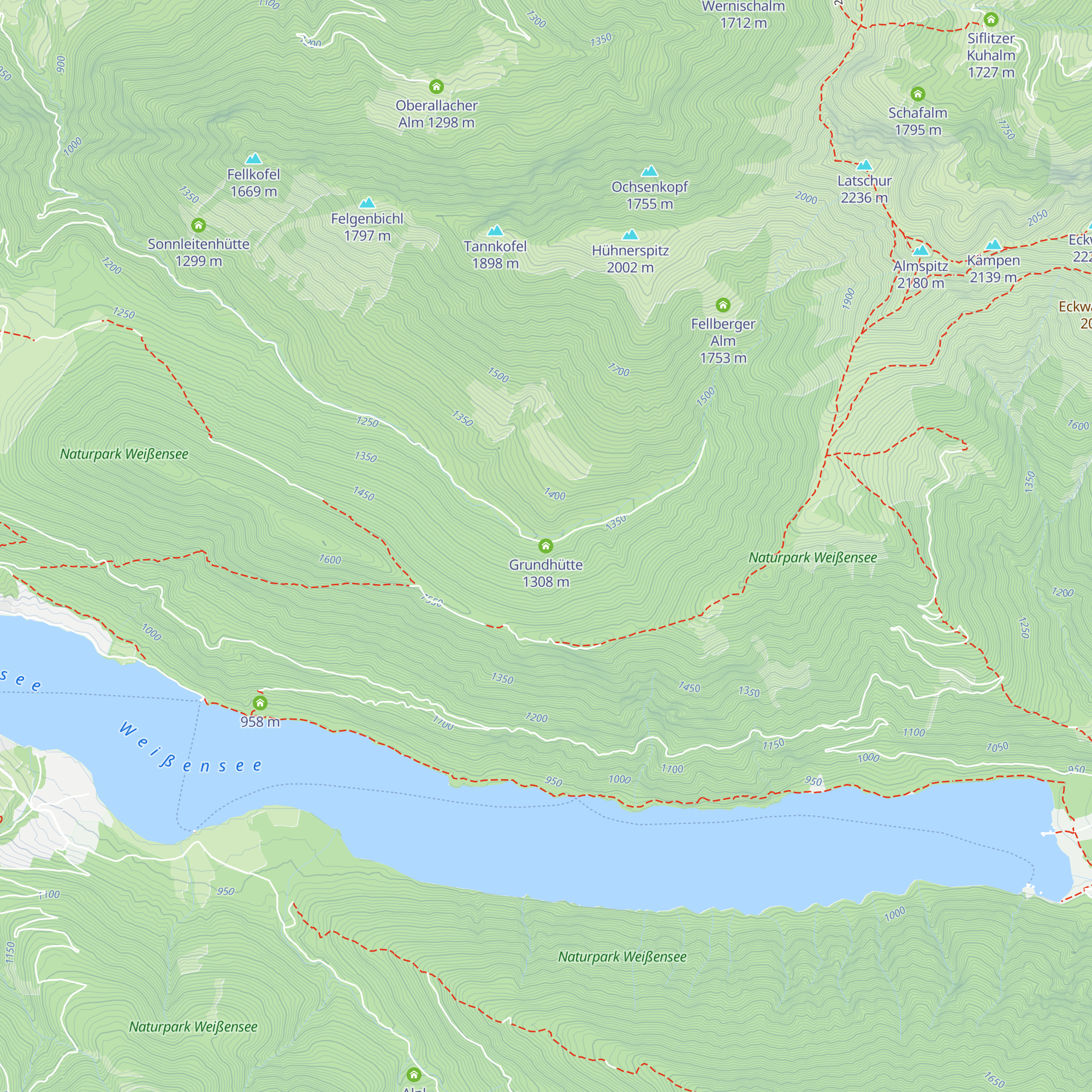 Grundhütte map