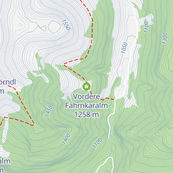 Map of Vordere Fahrnkaralm