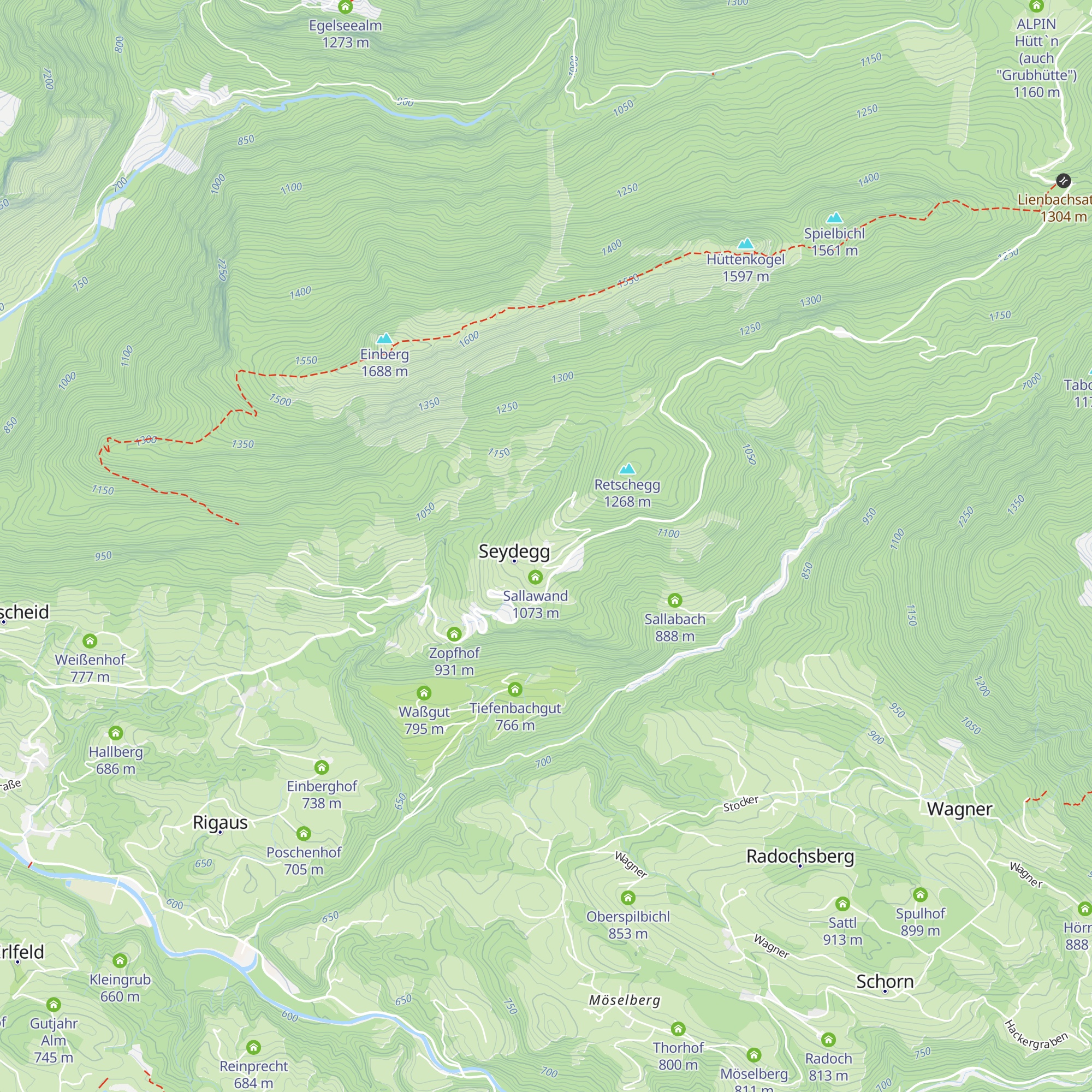 Leierhof map