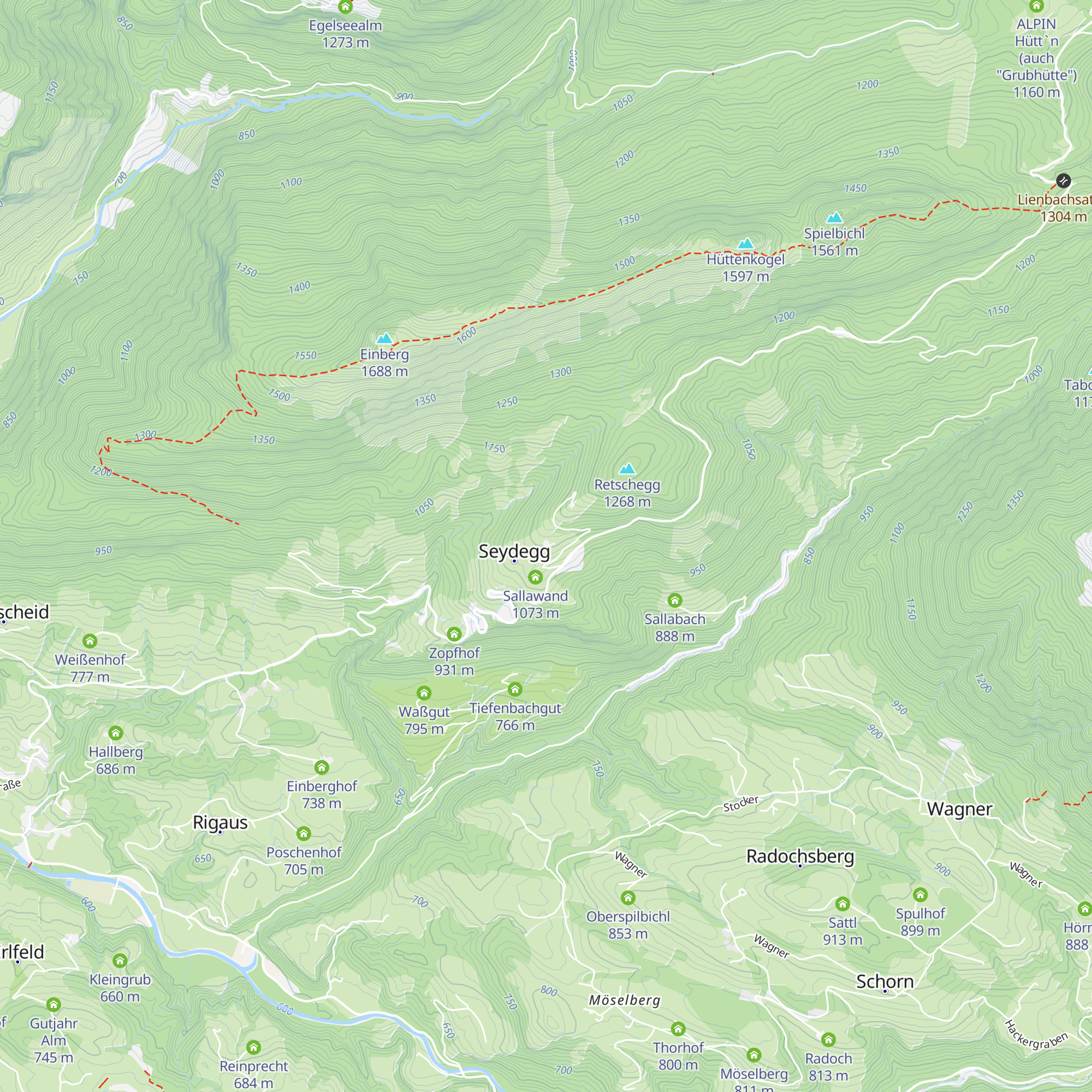 Leierhof map