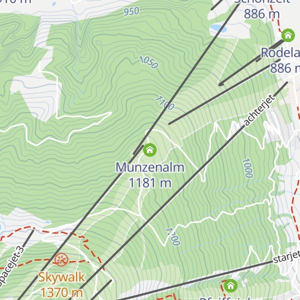 Map of Munzenalm