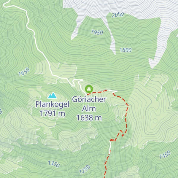 Map of Göriacher Alm