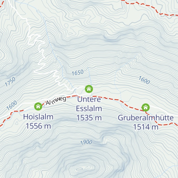 Map of Untere Esslalm