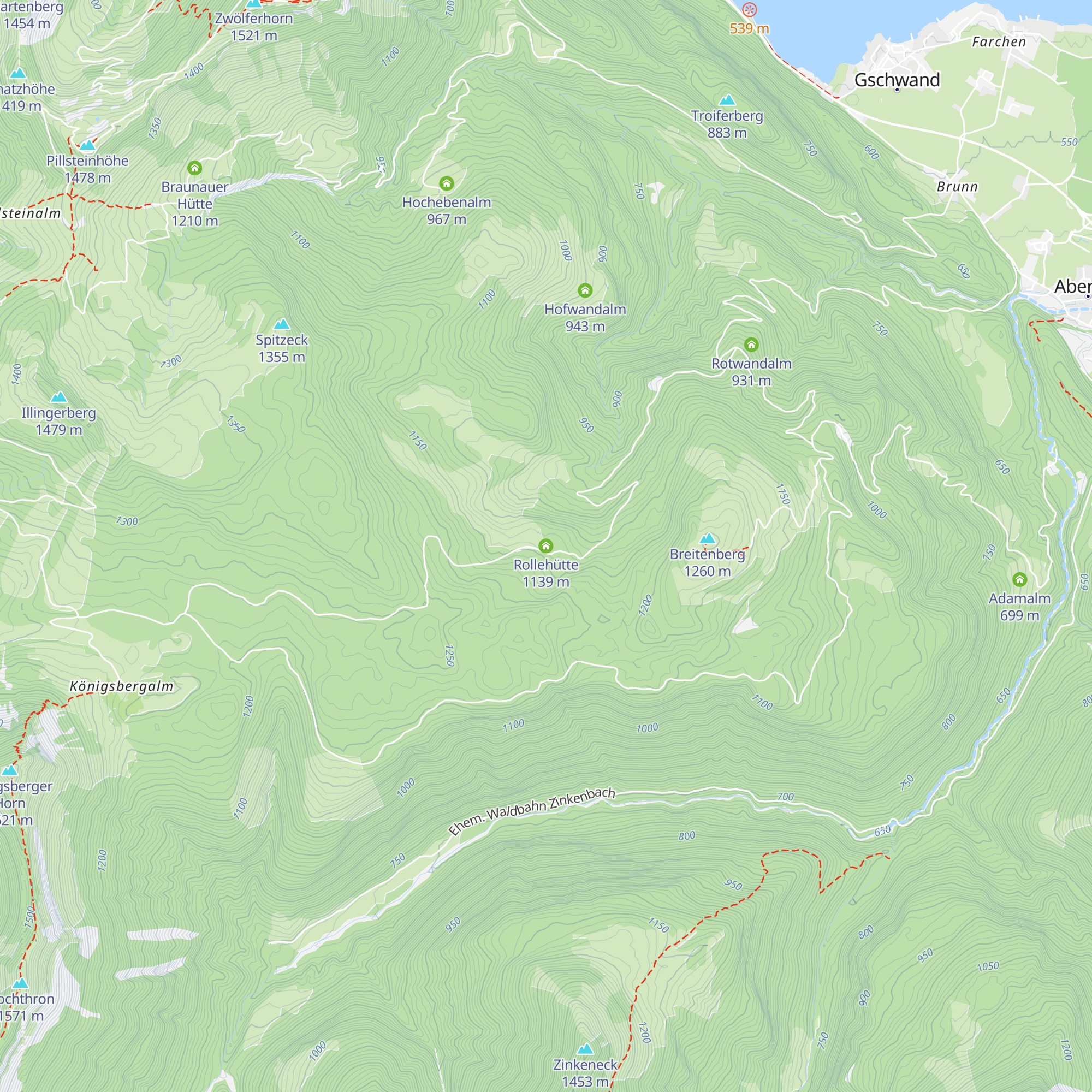 Rollehütte map