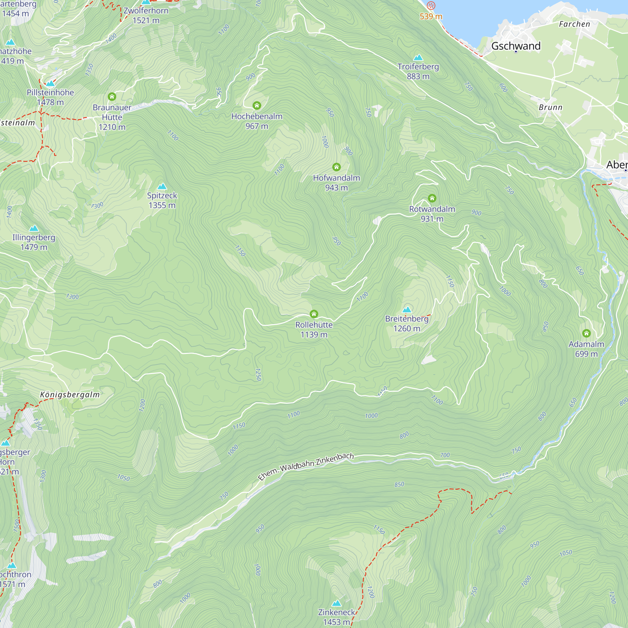 Rollehütte map