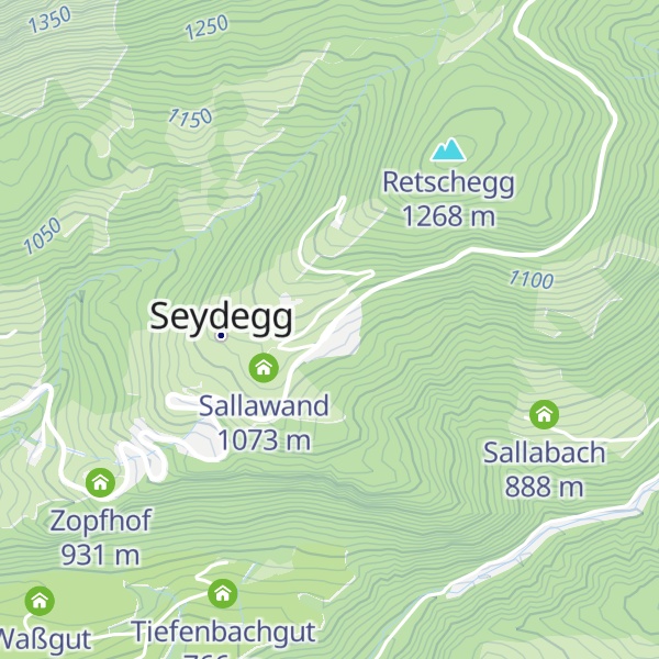 Map of Postalm Mautstelle Abtenau