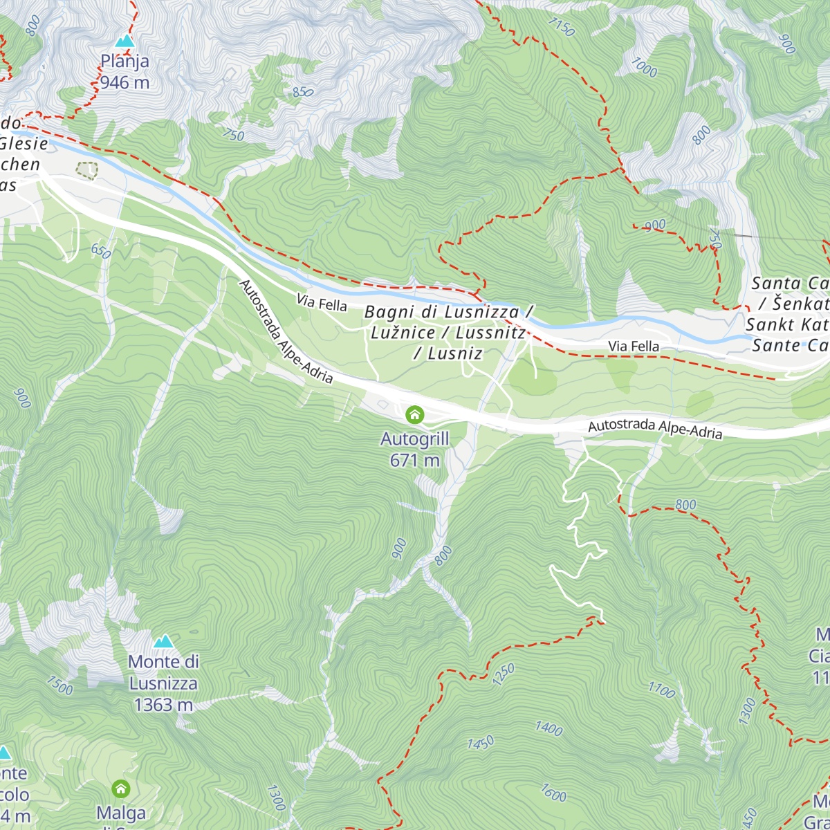 Autogrill map