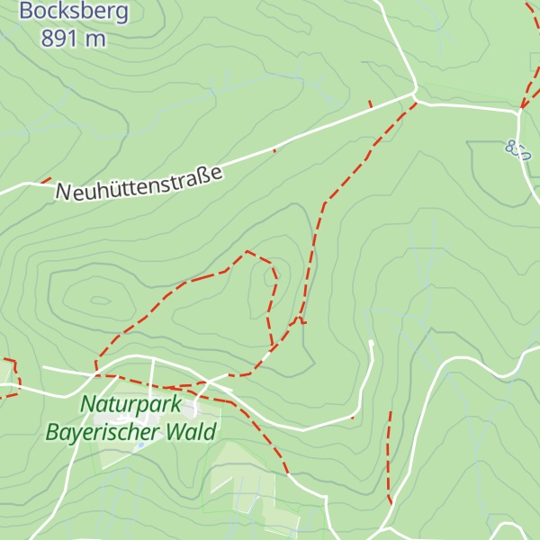Map of Schutzhütte Fuchsriegel
