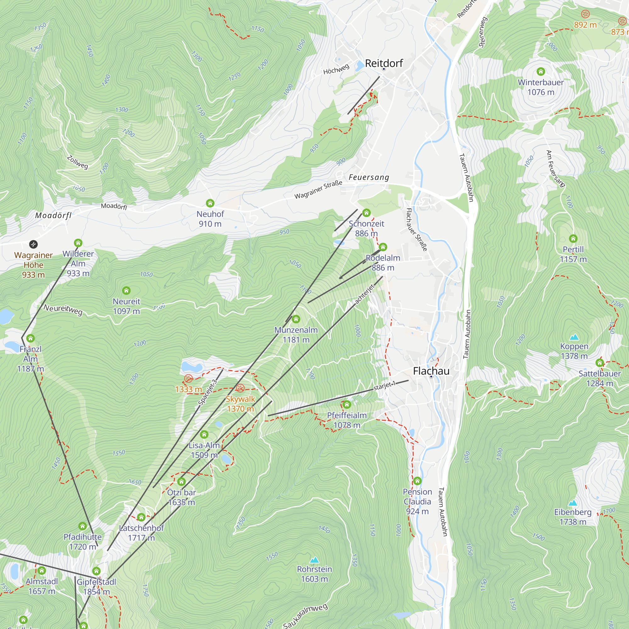 Brennhütt'n map